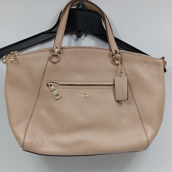 Coach Prairie Satchel Beige J1757-58874 - Picture 1 of 9